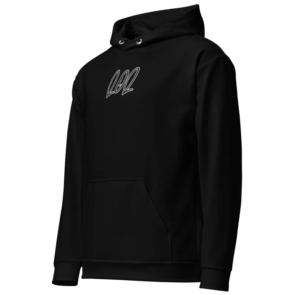 QOQ/Logo Hoodie (Black) product image (2)