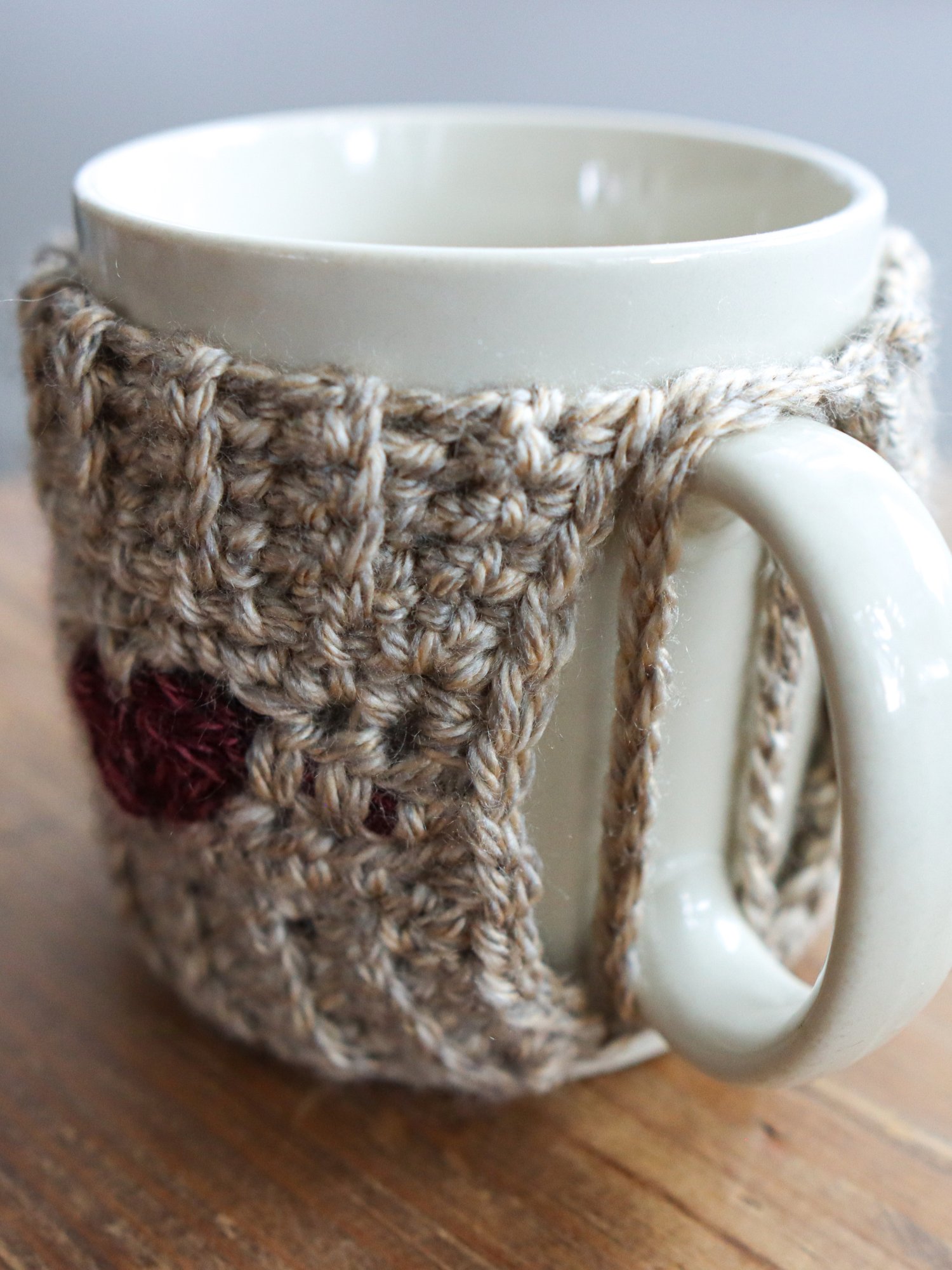 Cozy Hearts Crochet Mug Cozy (Digital PDF Pattern) product image (7)