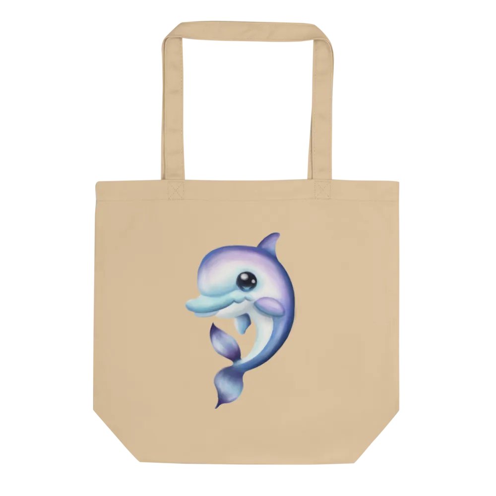 Dolphin Cutie Tote Bag product image (1)