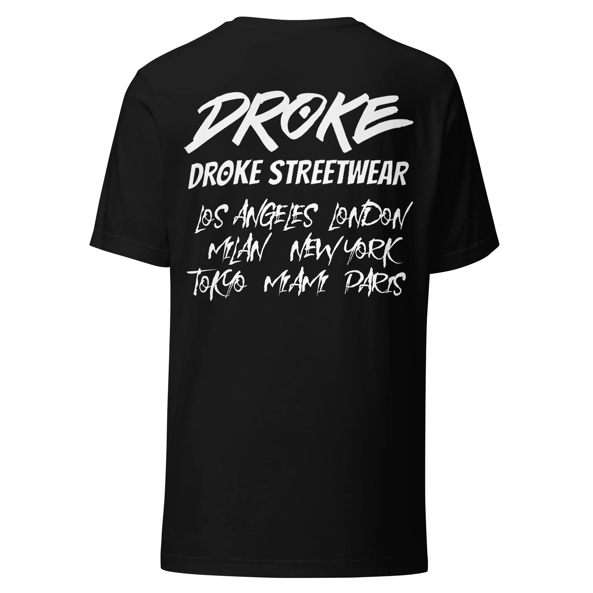 DROKE - White BANG Design T-shirt product image (5)