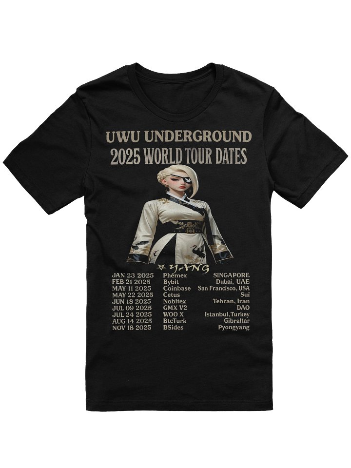 UwU World Tour - Yang - Ltd Edition - 2025 - Fem Soft Tshirt product image (1)