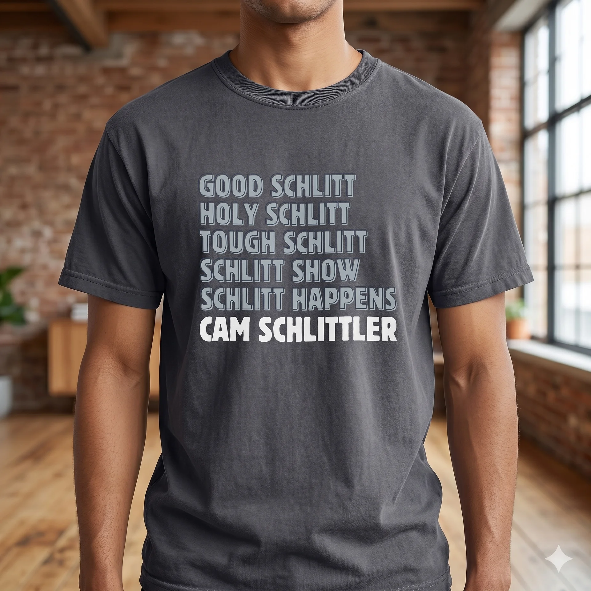 Cam Schlittler "Schlitt Happens" Funny Baseball & Sports Tee product image (9)