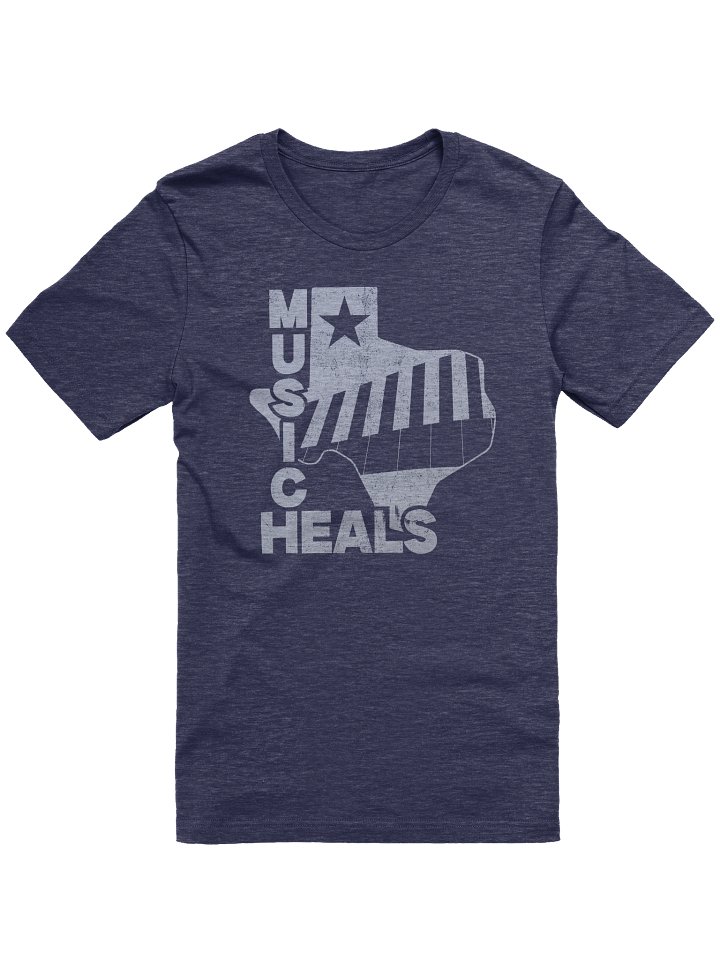 "Music Heals" - Light & Bold - Cotton T-Shirt product image (1)