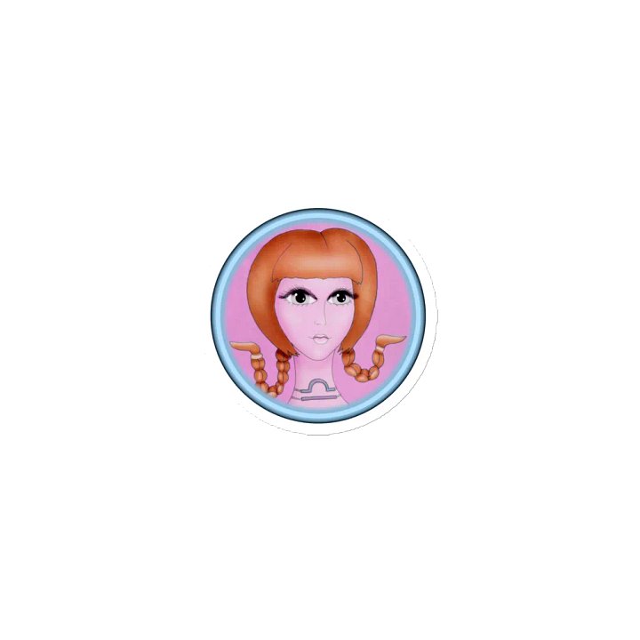 Libra Girl Magnet product image (1)