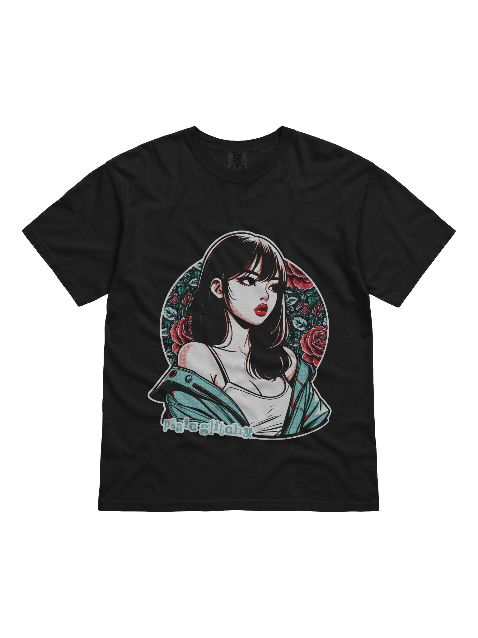 Panic Glitchy Dream Girl Rose Garden Tee product image (3)