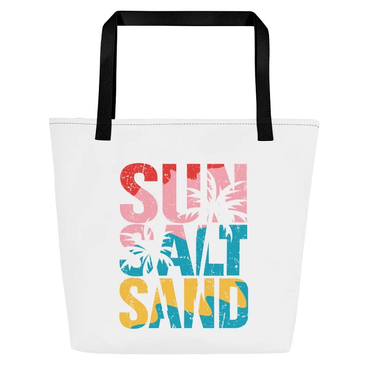 Sun Salt Sand Tropical Beach Tote Bag product image (1)