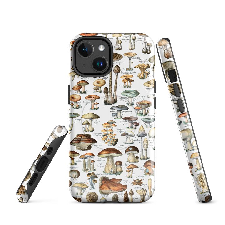 Mycological Marvels iPhone® MagSafe® Tough Case - Champignons by Adolphe Millot product image (1)