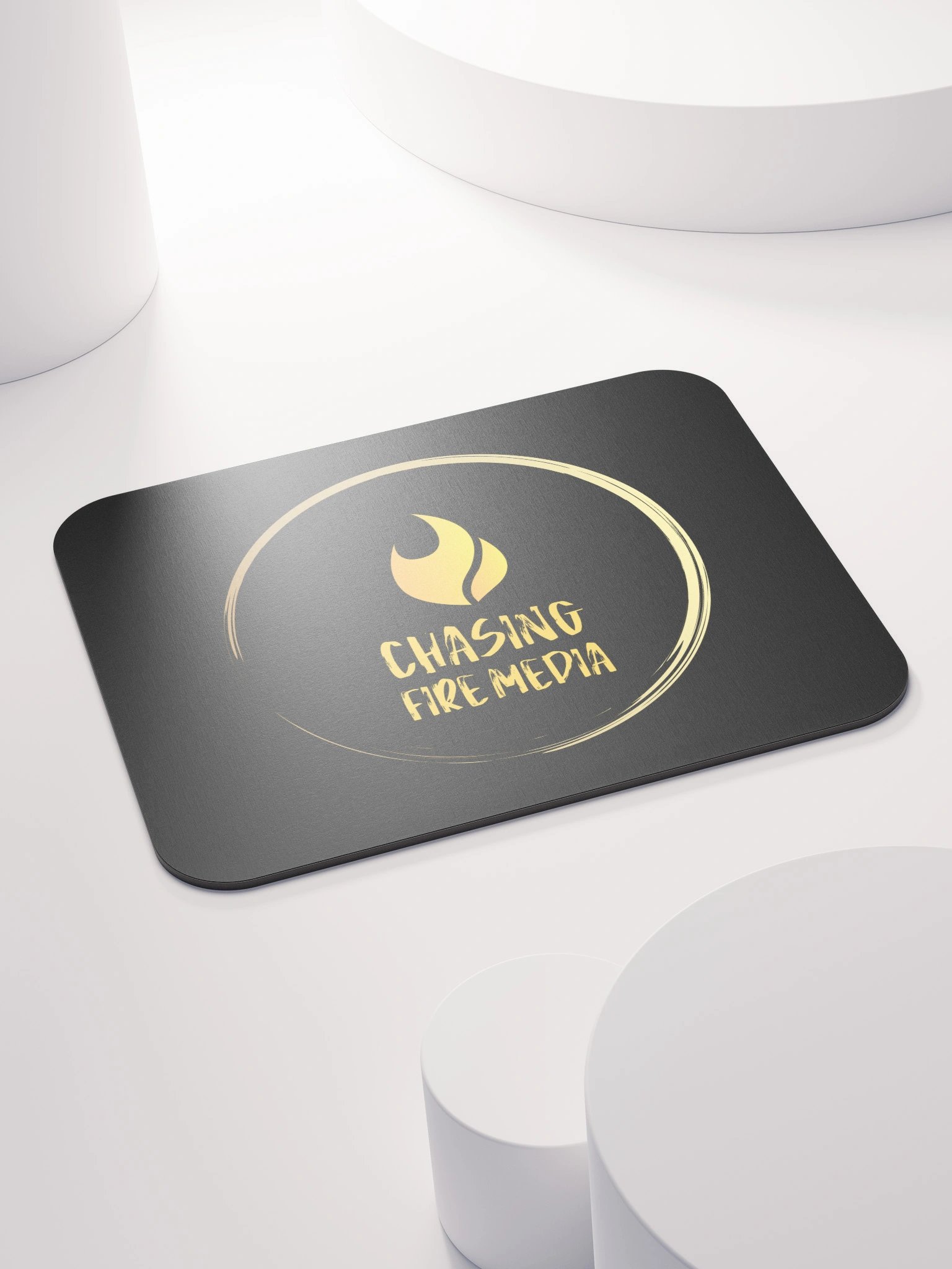 Chasing Fire GOLD FLAME Logo Mouse Pad product image (4)