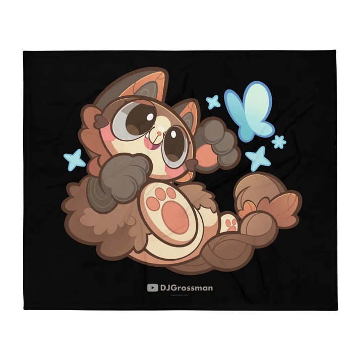 Playing Terra • Throw Blanket (Black) product image (1)