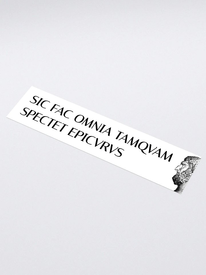 Epicurean Oath (Sticker) product image (1)