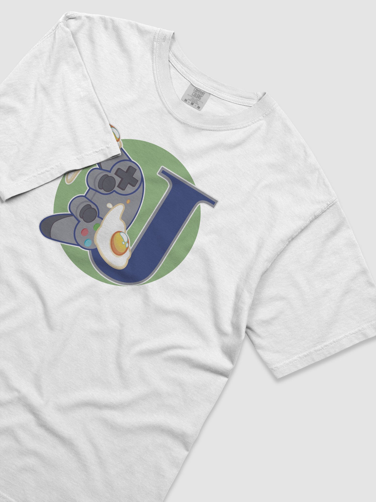 Delicious White Tee (Green Logo) product image (5)