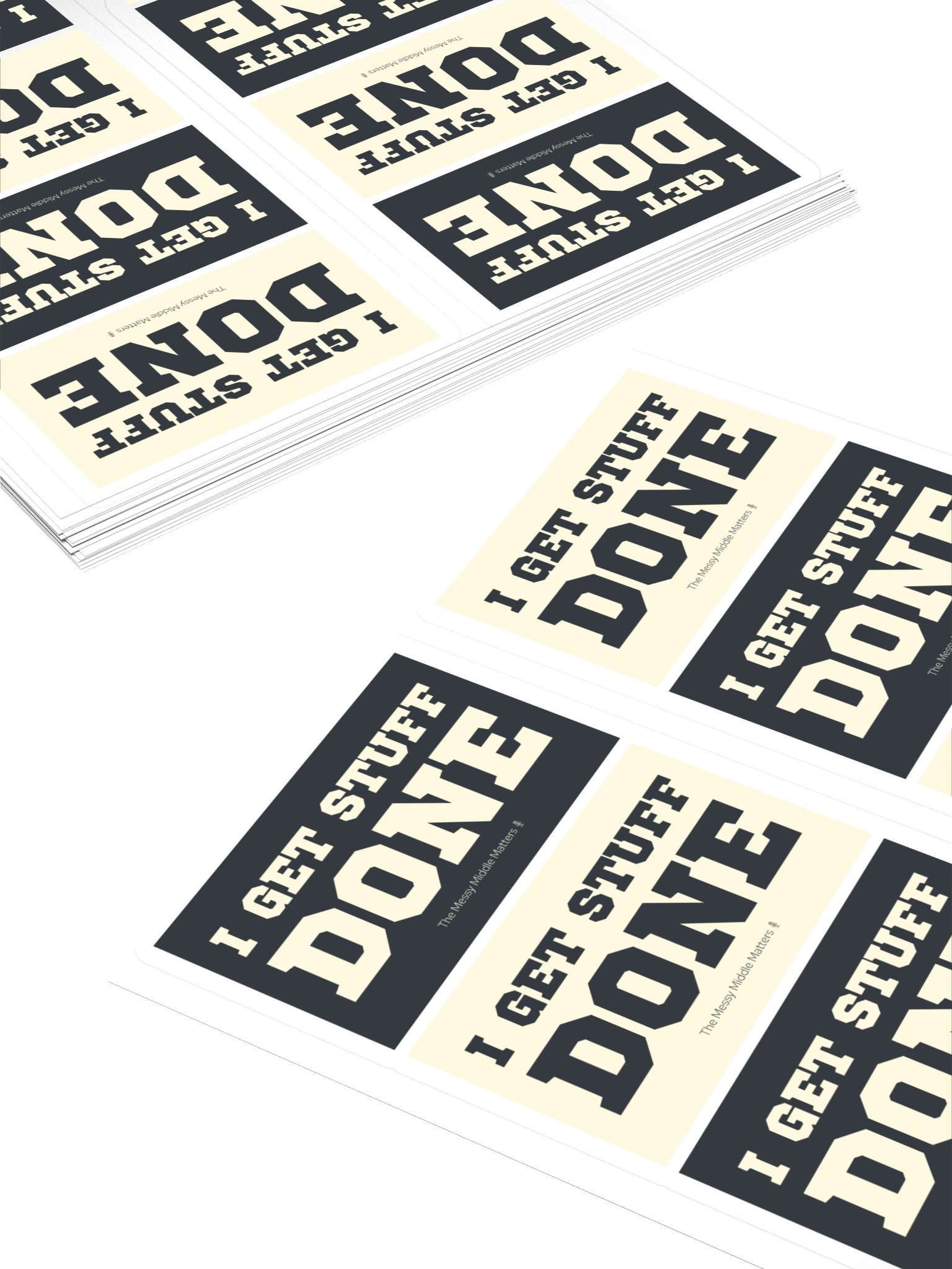 I Get Stuff Done — Smaller Sticker Sheet product image (4)