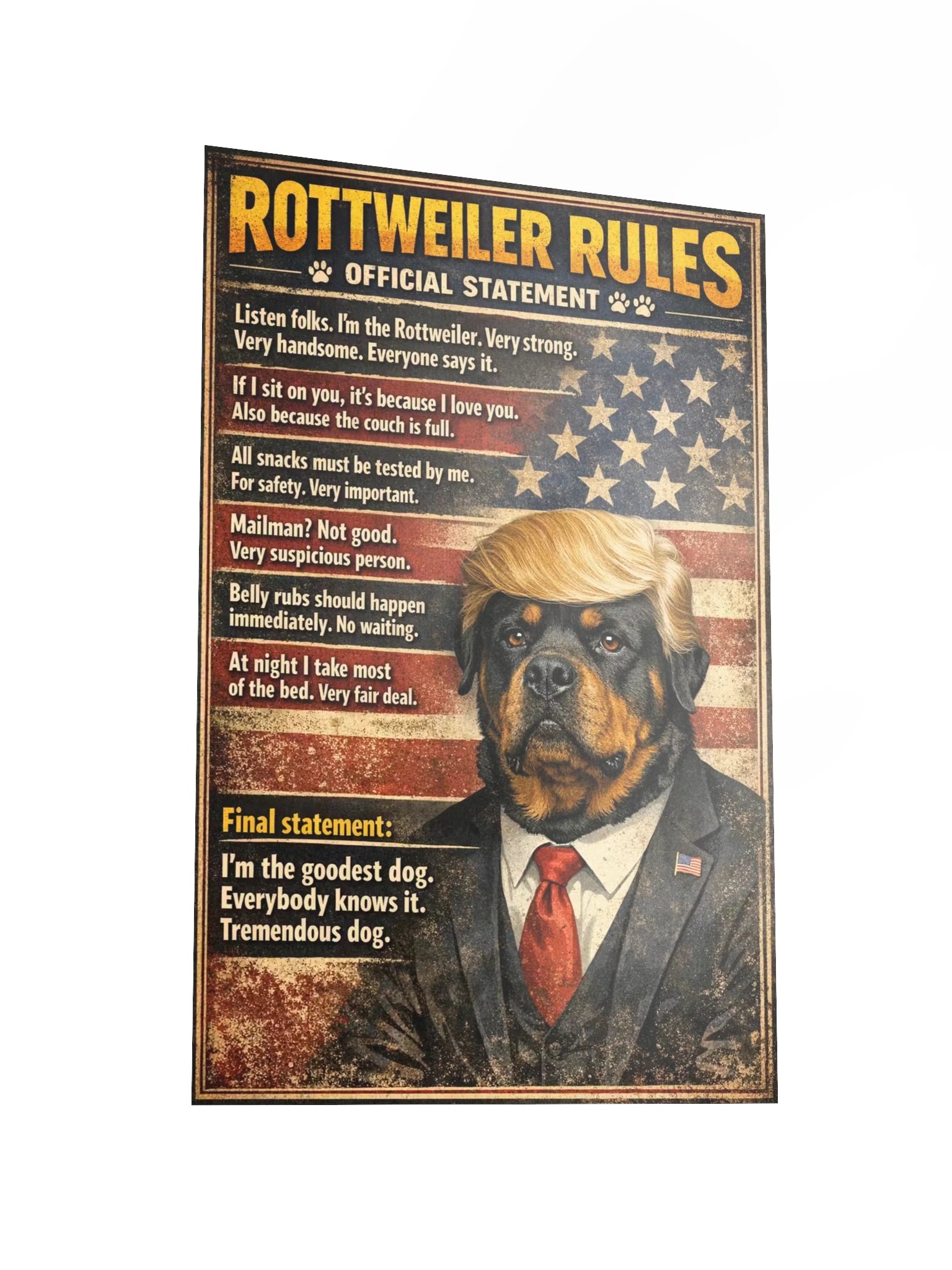 Rottweiler Rules Poster product image (6)
