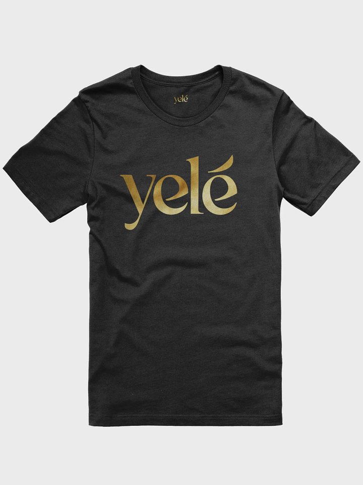 African Royalty Print T-Shirt by Yelé - Afro Fashion with Throne, Rod, Staff, and Crown Symbols product image (1)