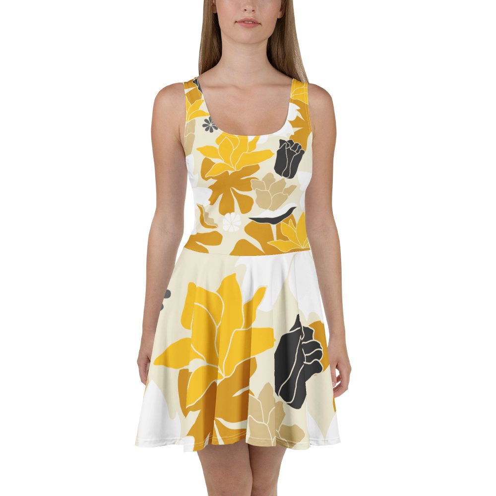 Floral Harmony All-Over Print Skater Dress product image (2)
