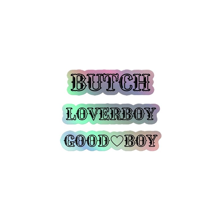 GOOD BOY BUTCH STICKERS product image (1)