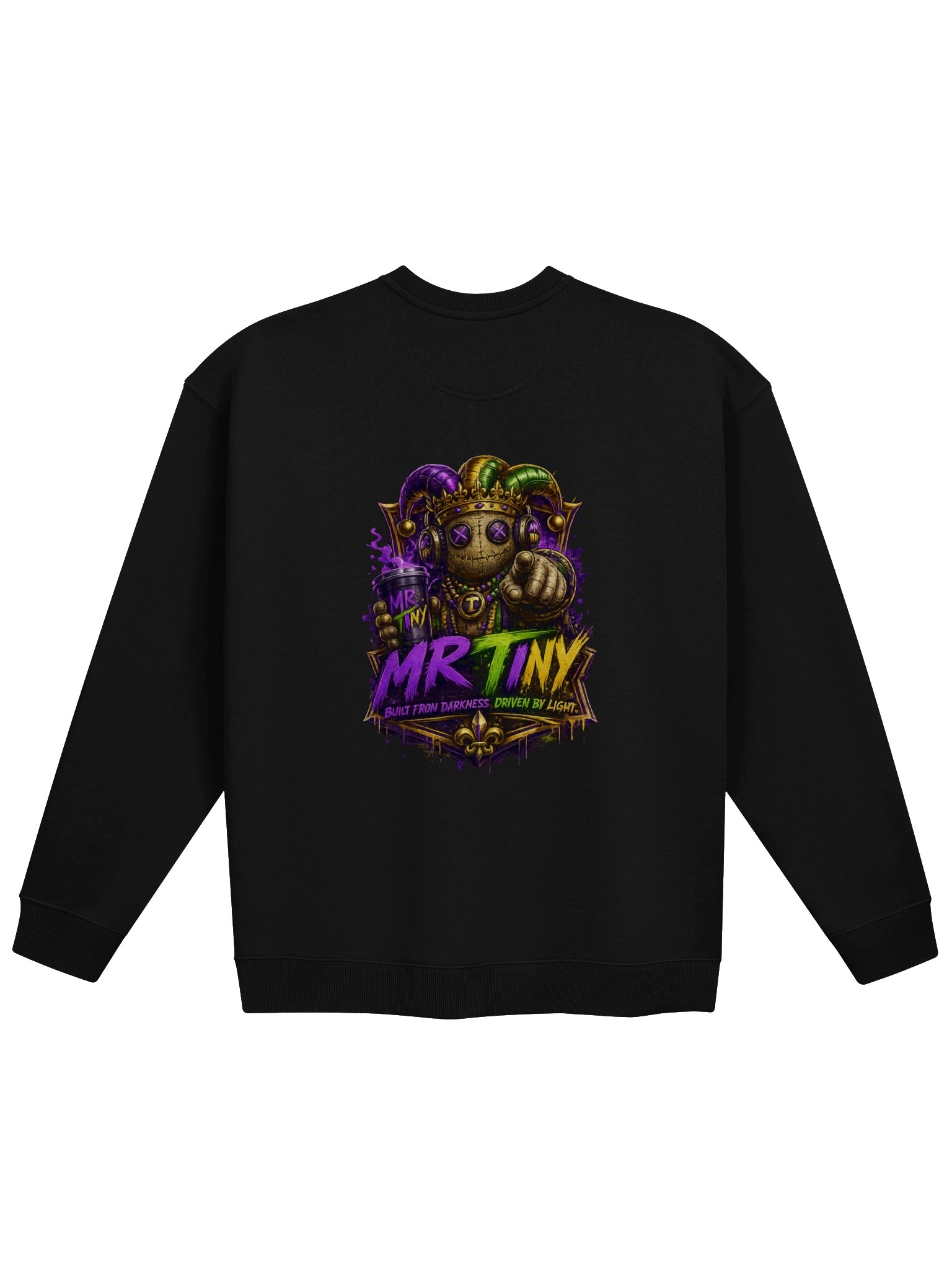 ⚜️ MR TINY "Built From Darkness. Driven By Light." Premium Sweatshirt ⚜️ product image (2)