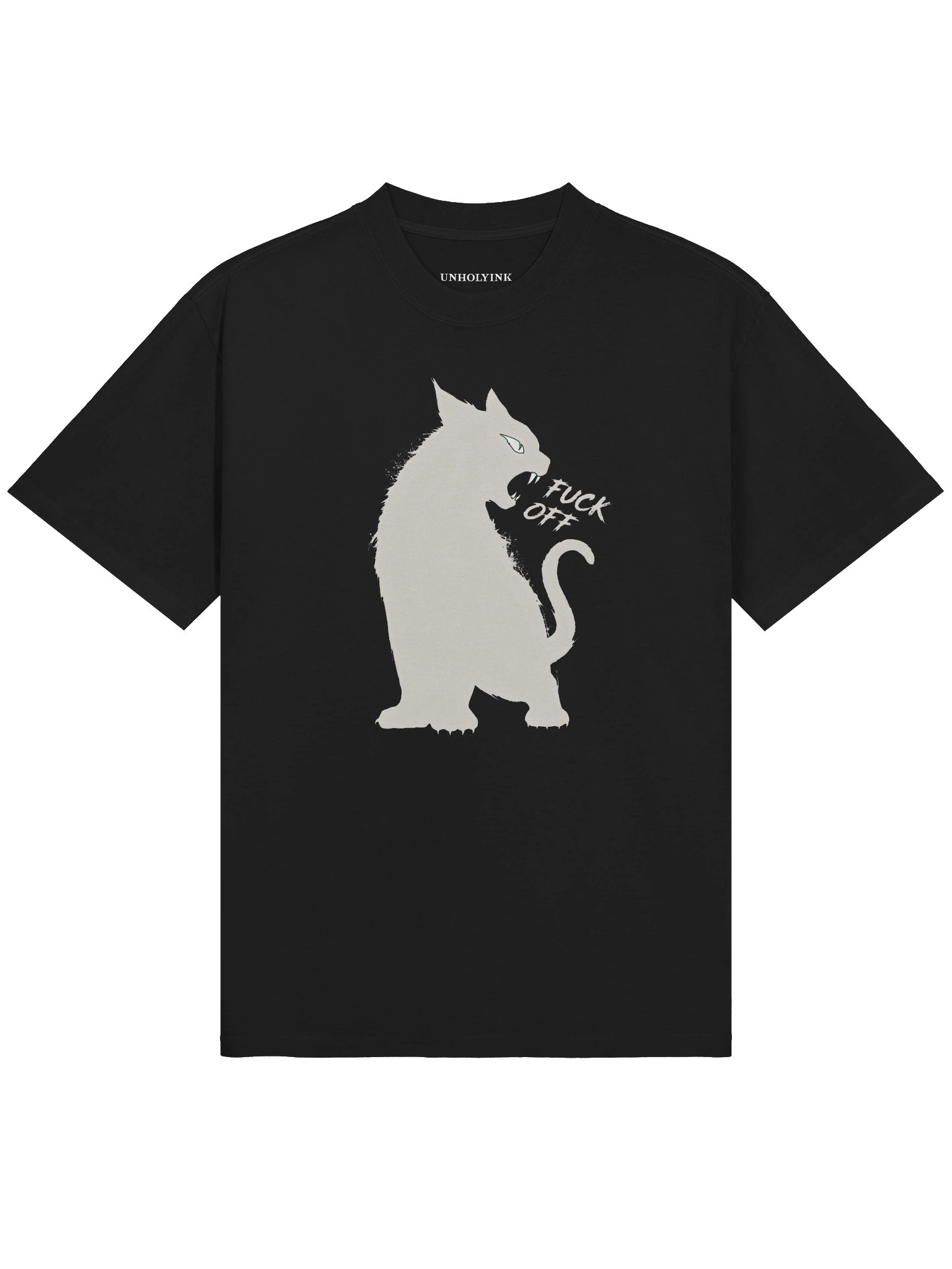 THE CAT HAS SPOKEN — Ink Splatter Oversized Tee product image (2)