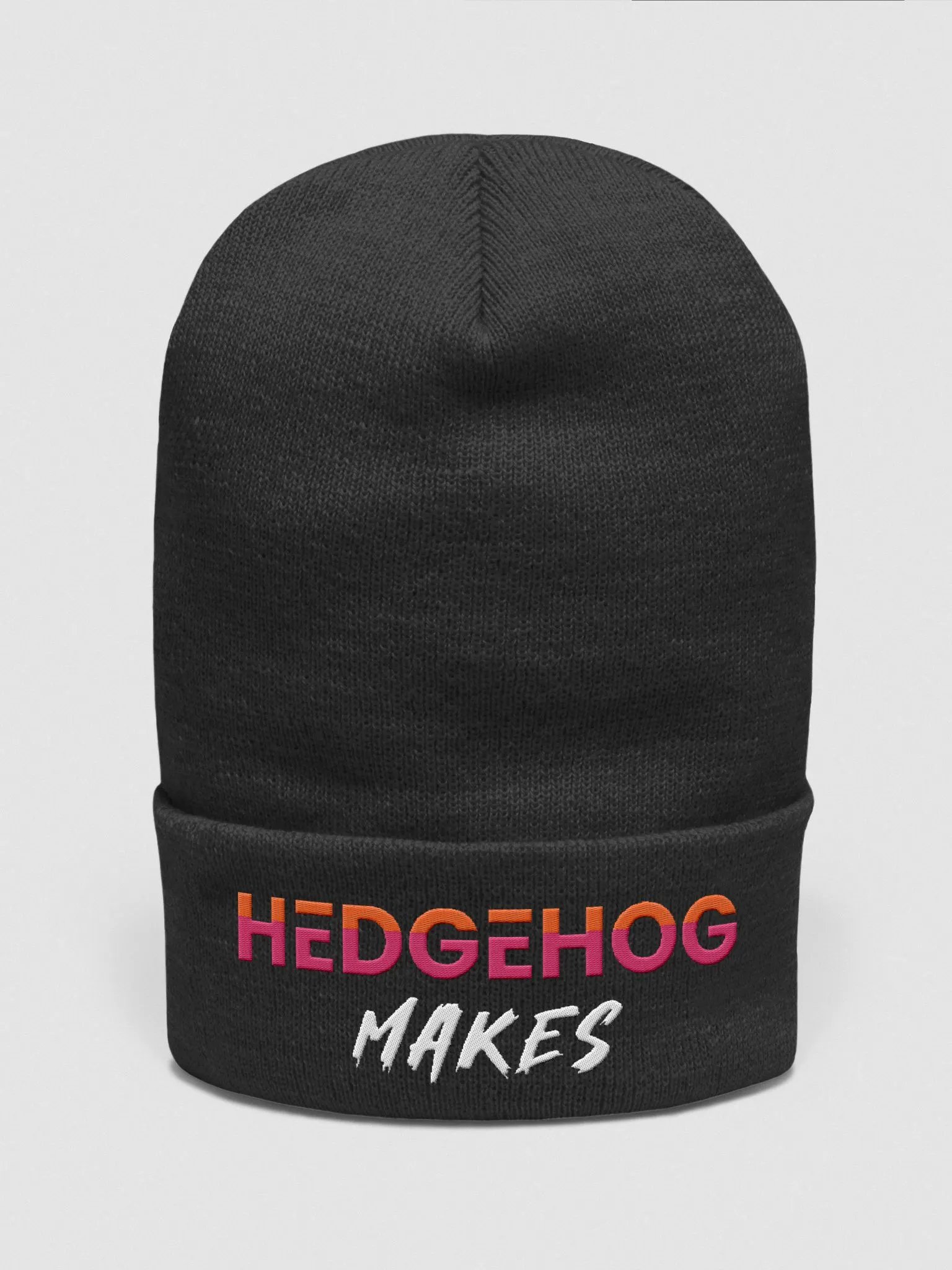 Hedgehog Makes Cuffed Beanie product image (5)