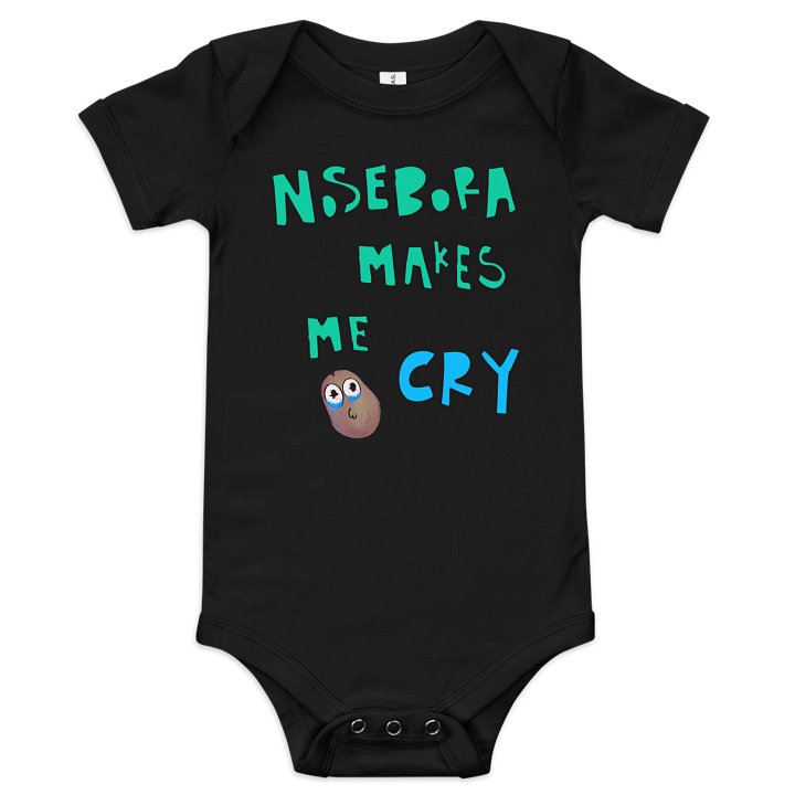 Nose Makes Babies Cry Onesie product image (1)