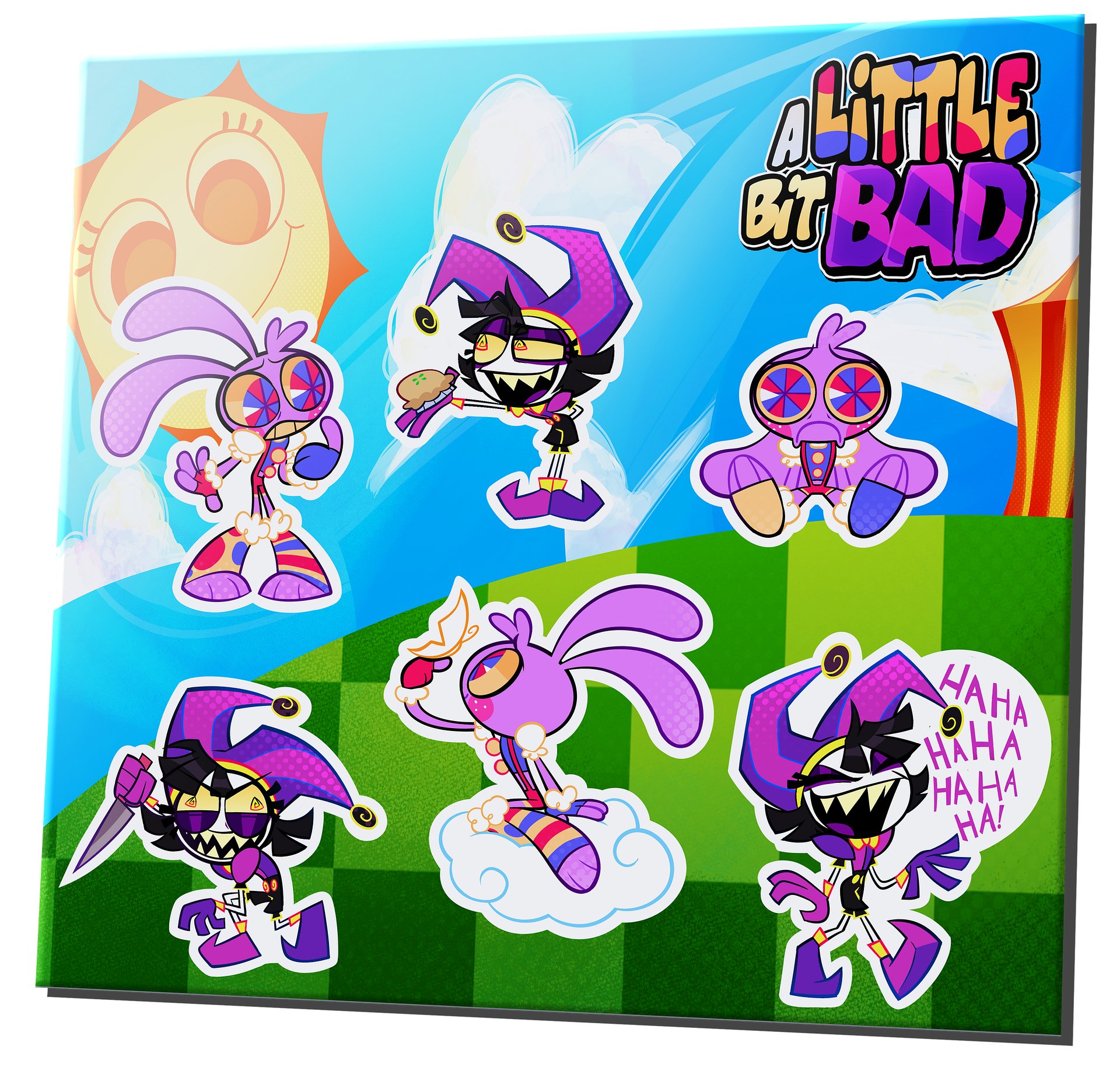 Little Bit Bad Sticker Sheet product image (1)
