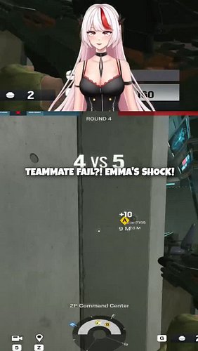VTuberEmma's INSANE Teammate Reaction! 😱 #VTuberEmma #GamerReaction #TeammateFail #HolyShit #TwitchFails #GamingMoments #Clip...