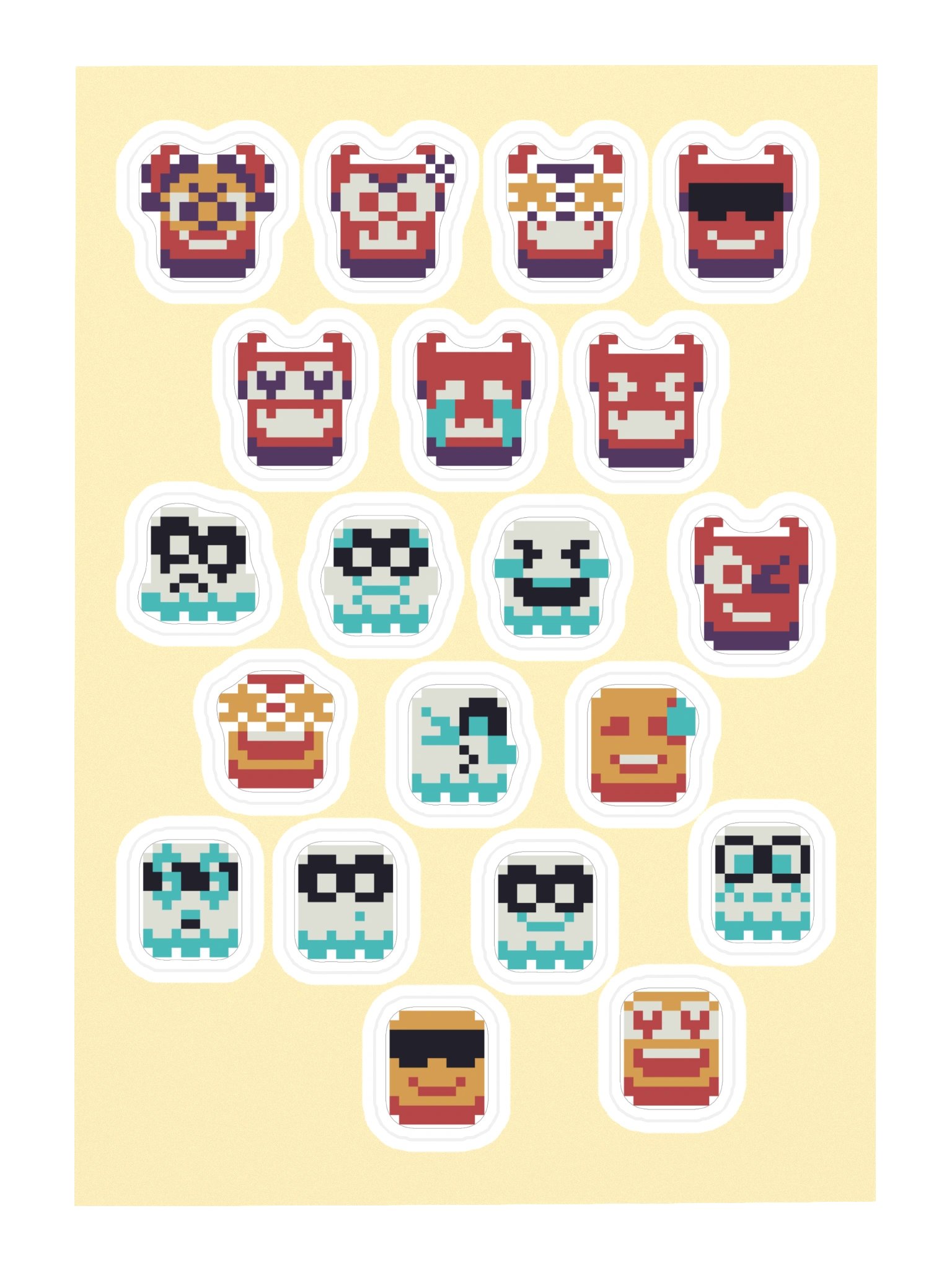 Mood Monsters Sticker Sheet product image (3)