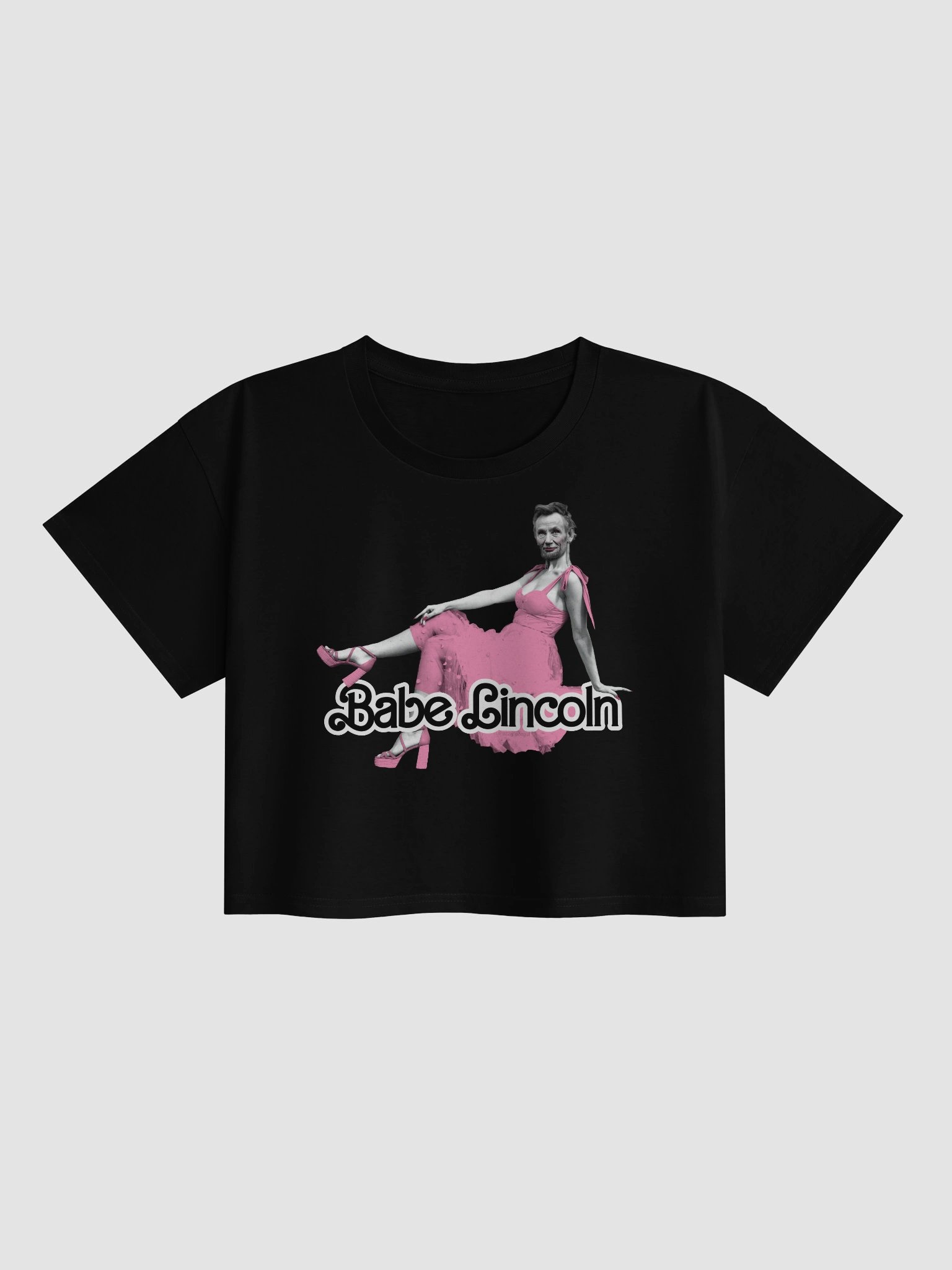 Babe Lincoln Crop Top - Funny 4th of July America 250 product image (6)