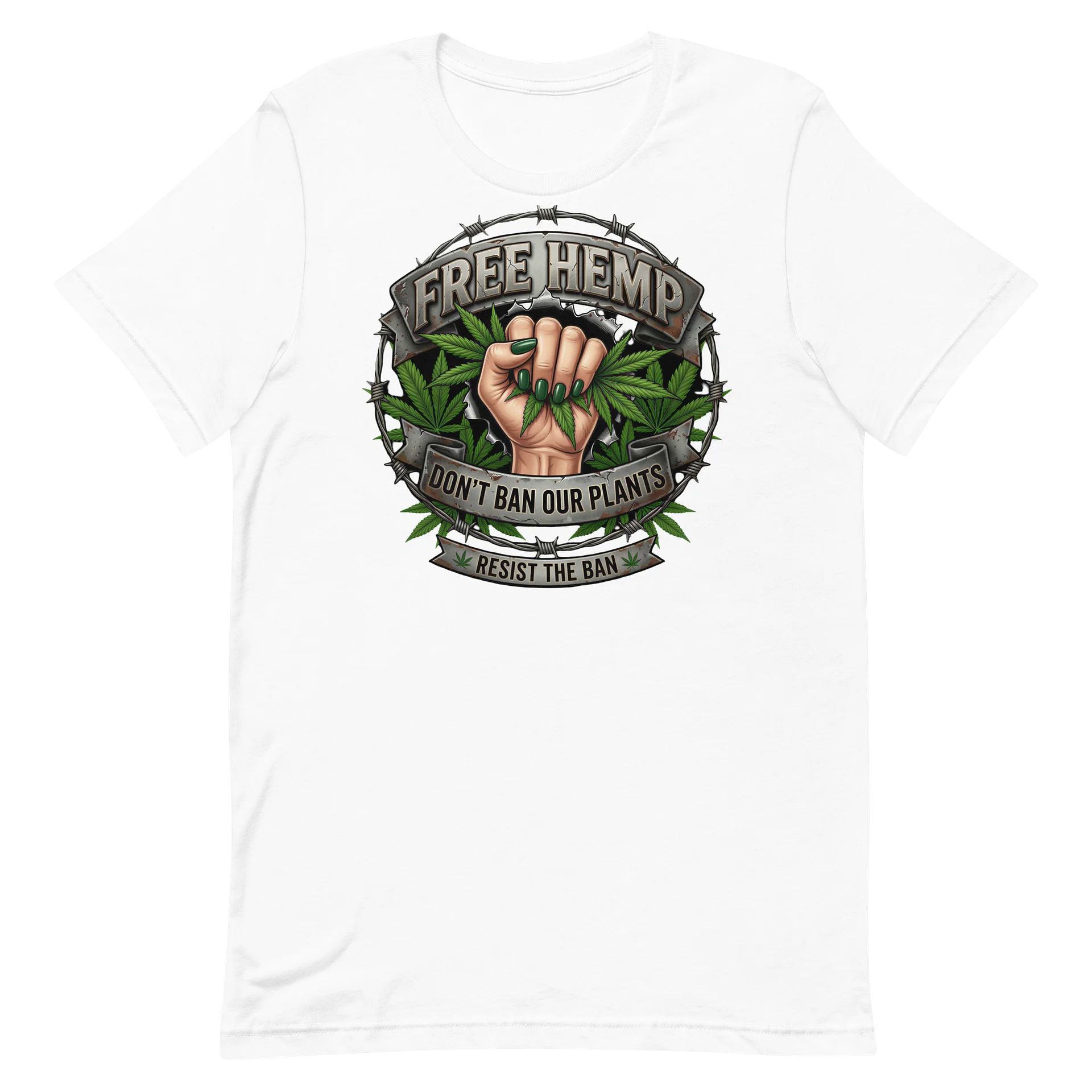 Women's Free Hemp - Resist The Ban Tshirt product image (2)