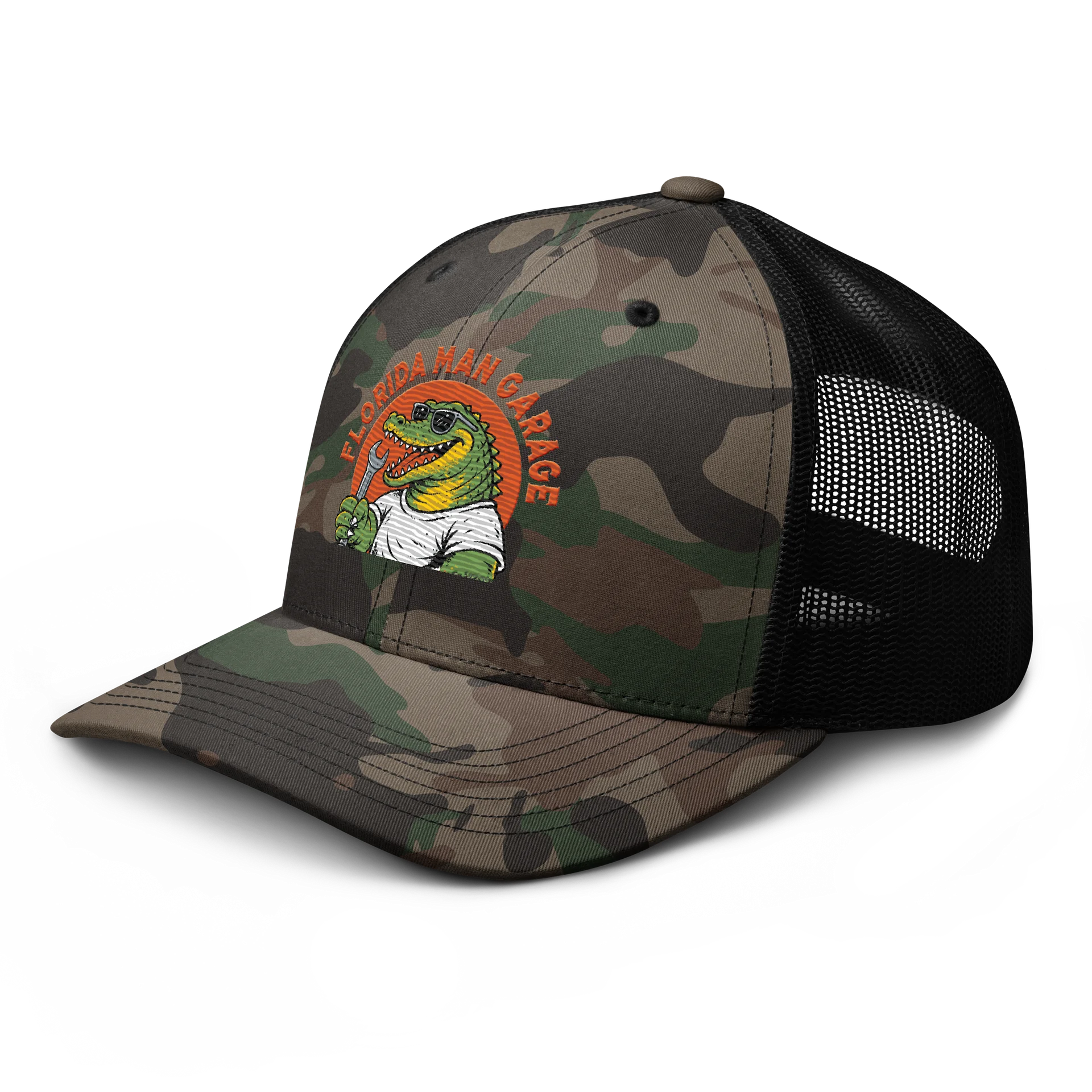 Florida Man Garage Camo Hat product image (6)