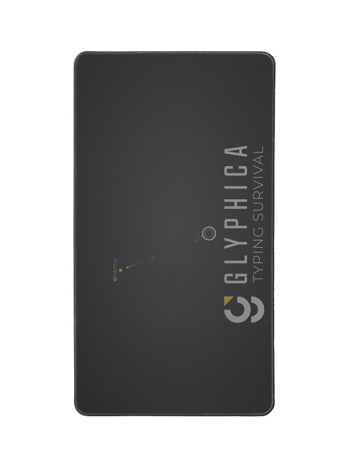 Glyphica Dark Theme Desk Mat Medium product image (1)