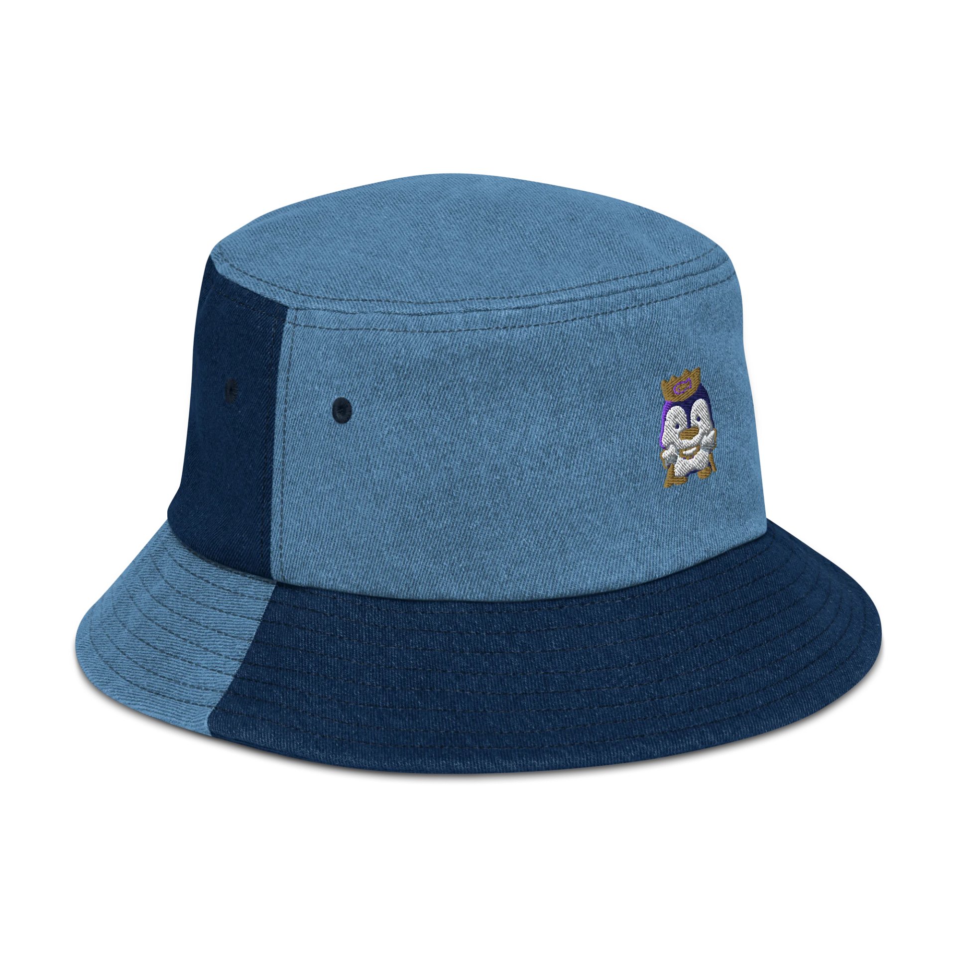 Royal Penguin Denim Bucket Hat product image (3)