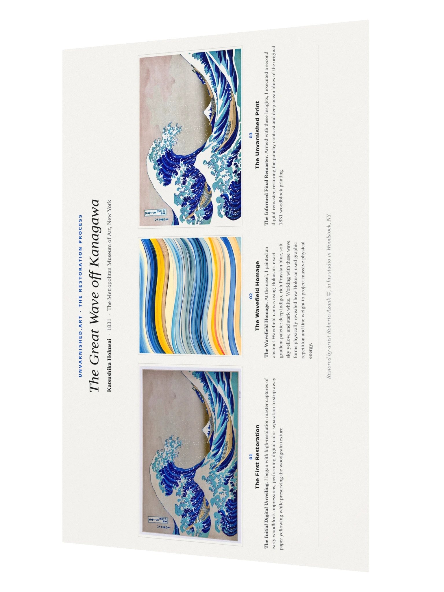 The Great Wave off Kanagawa — Process Poster product image (2)