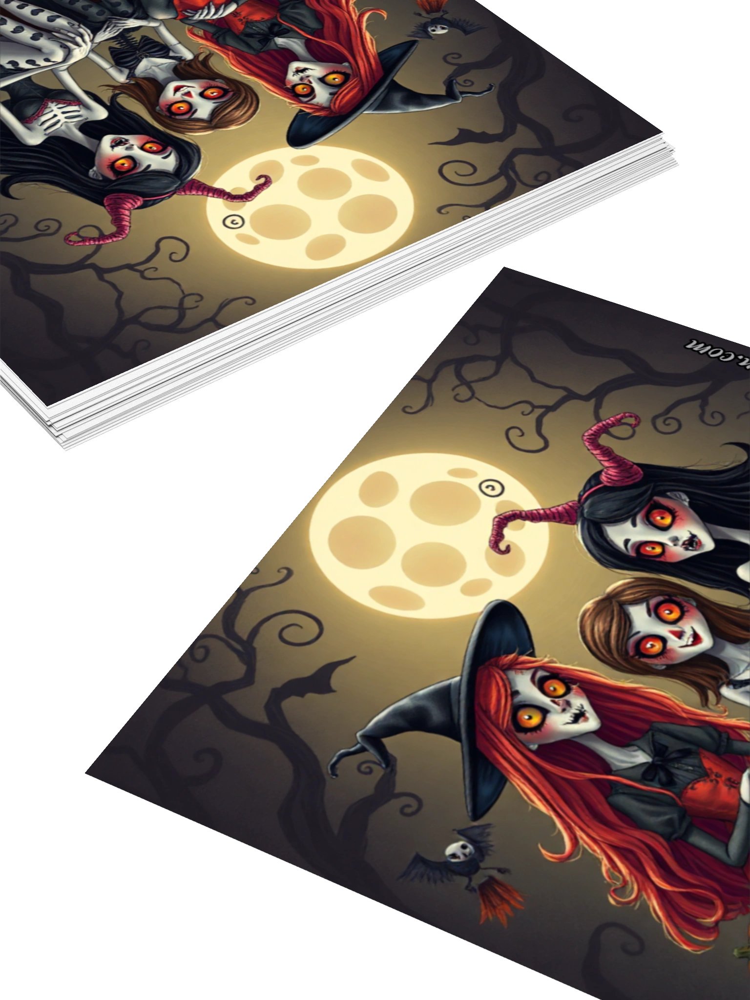 Whimsical Trio Kiss Cut Stickers product image (15)