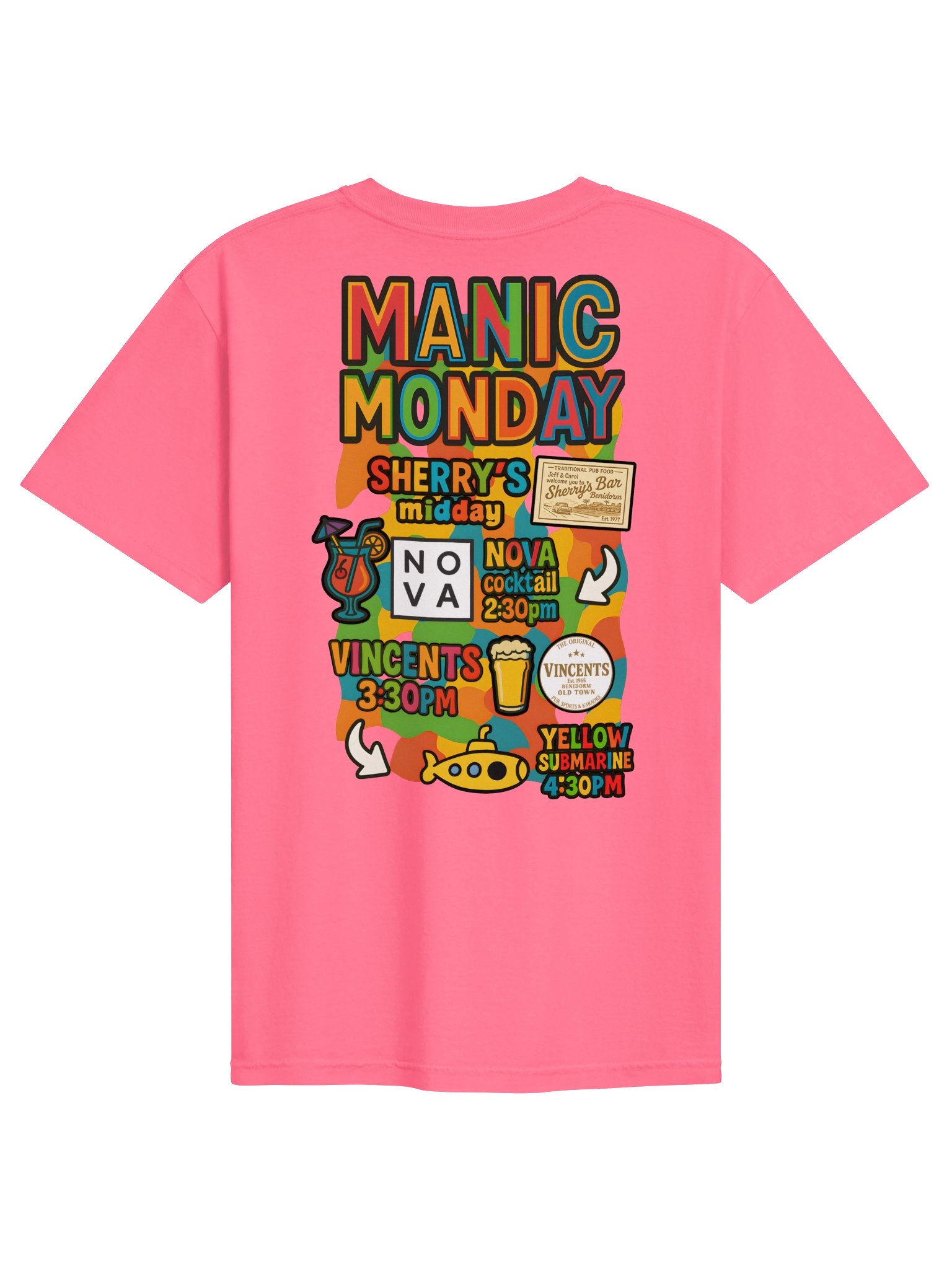 Manic Monday 2026 Comfort T-Shirt (happy version) product image (2)