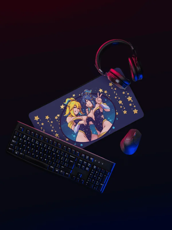 "Double Trouble" Desk Mat product image (4)