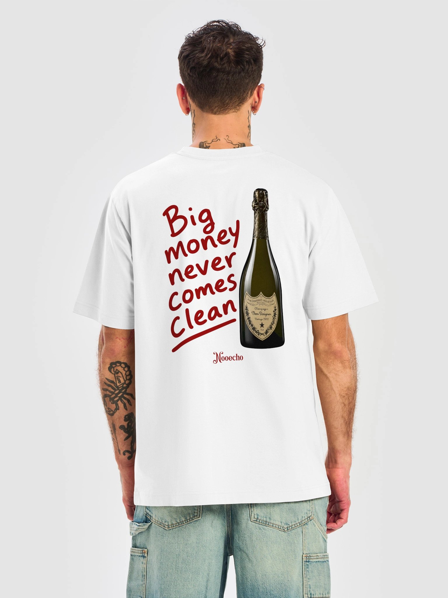 Big Money Never Comes Clean – Graphic Streetwear T-Shirt product image (2)