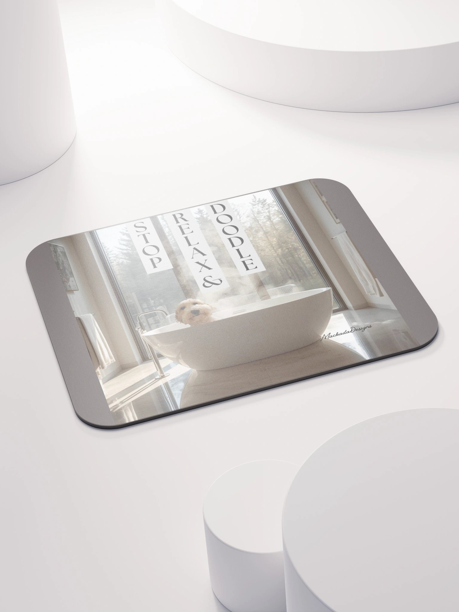Stop, Relax & Doodle Mouse Pad product image (4)