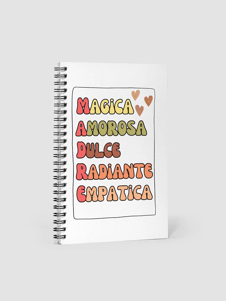 Mother acrostic Design notebook product image (1)