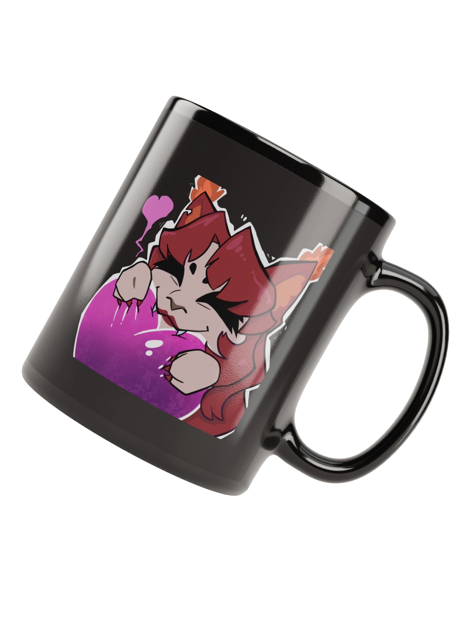 Pyro Loves Black Mug product image (7)