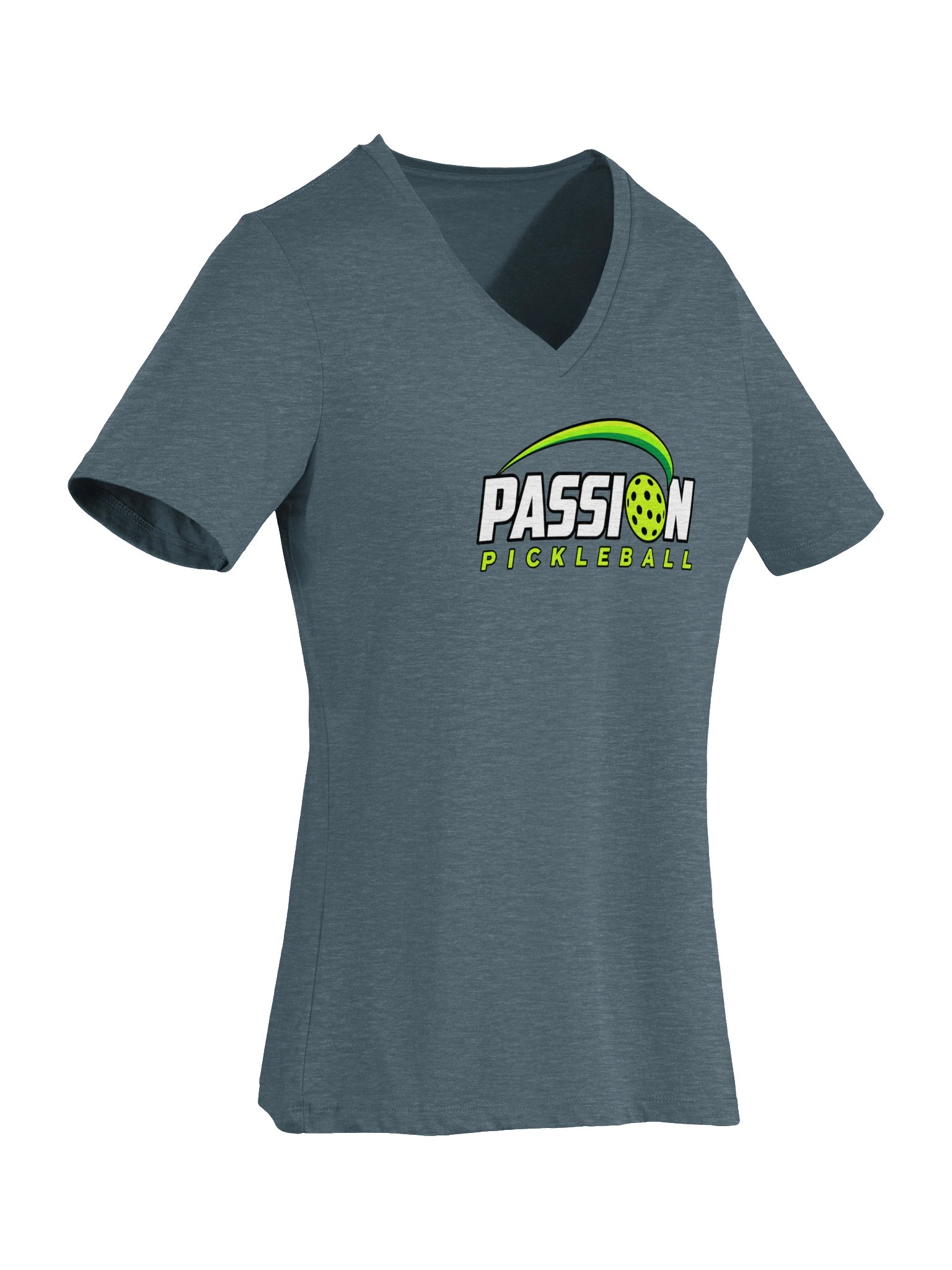 Passion Pickleball Ladies' V-Neck Tee product image (43)