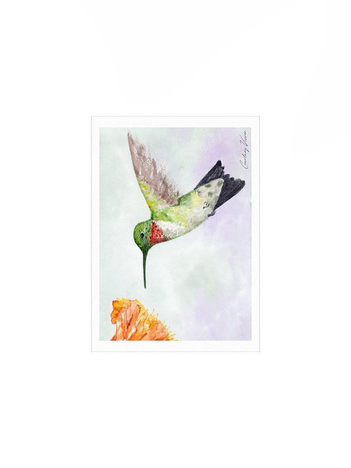 Hummingbird print product image (2)