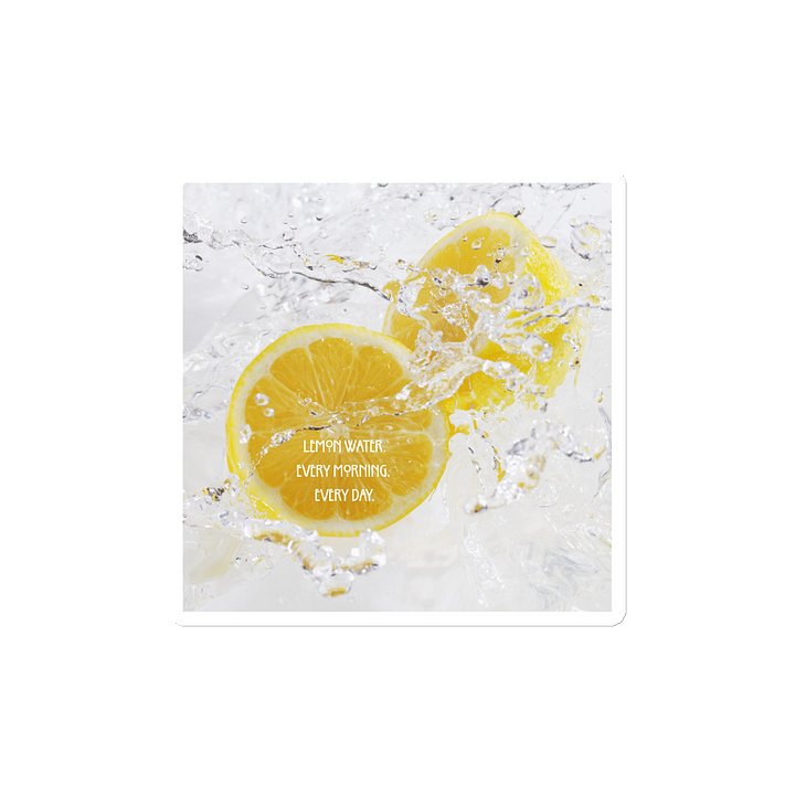 Lemon Water- Every morning. Every day- Magnet product image (2)