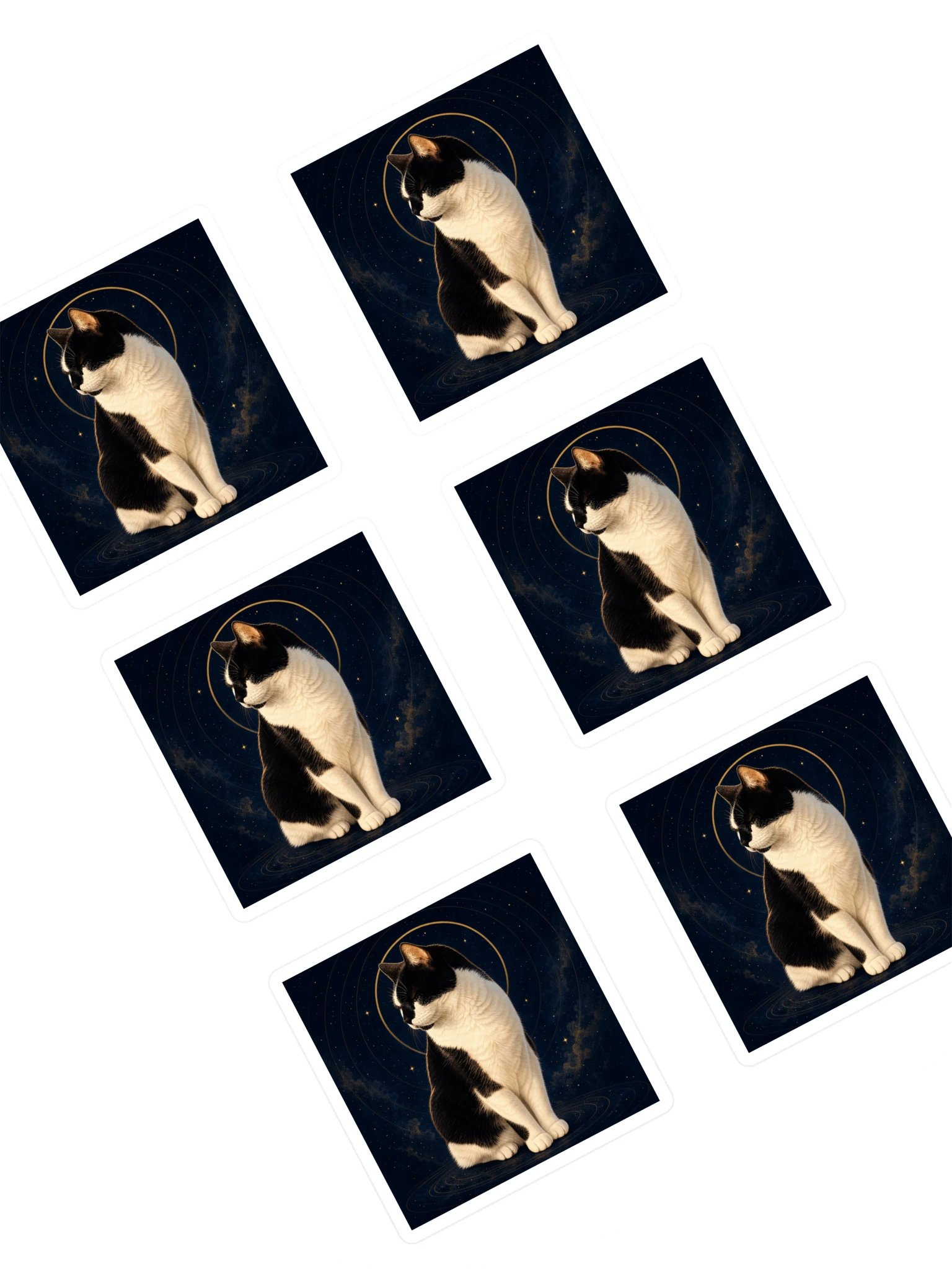 Mister Kitty Cosmic Sticker product image (1)