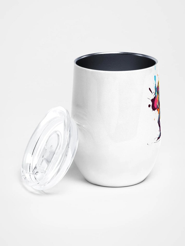 Wine Tumbler ( D_0144_Color Kick Taekwondo Boy of the Streets ) product image (2)