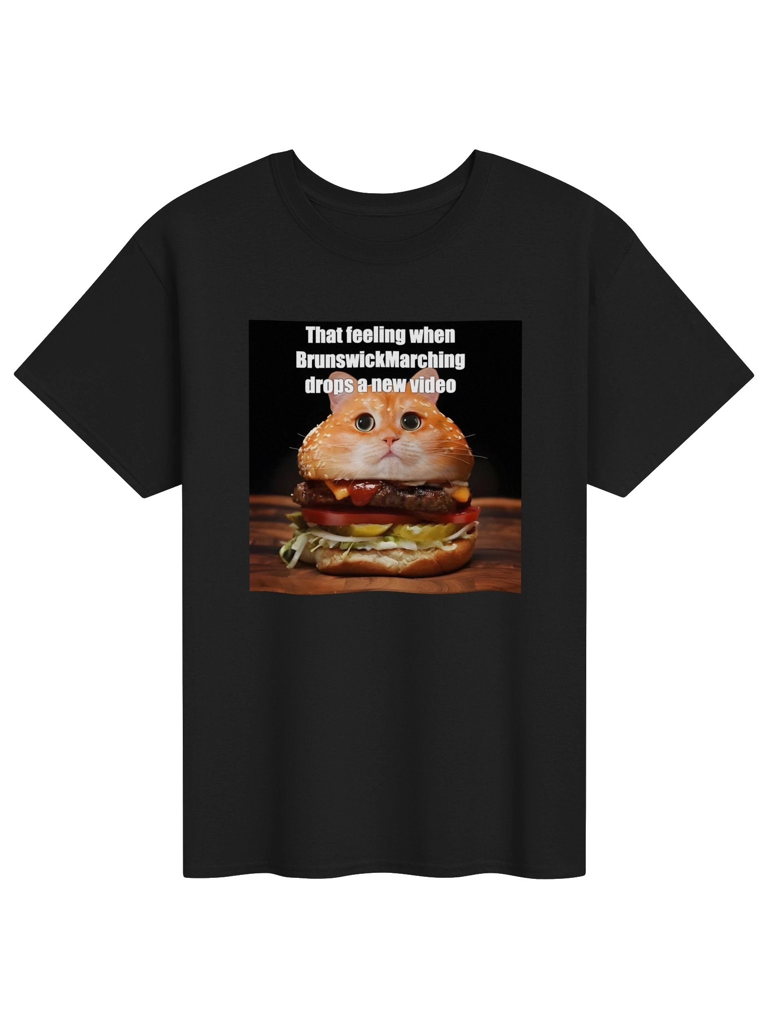 Cat Burger Meme Tee by BrunswickMarching product image (1)