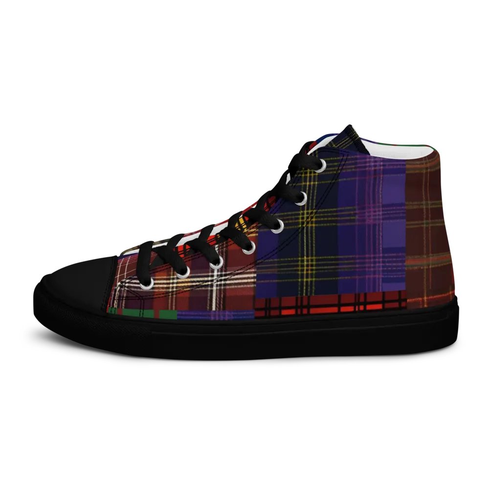 Mixed Tartan Shoes - Men's High Tops product image (11)