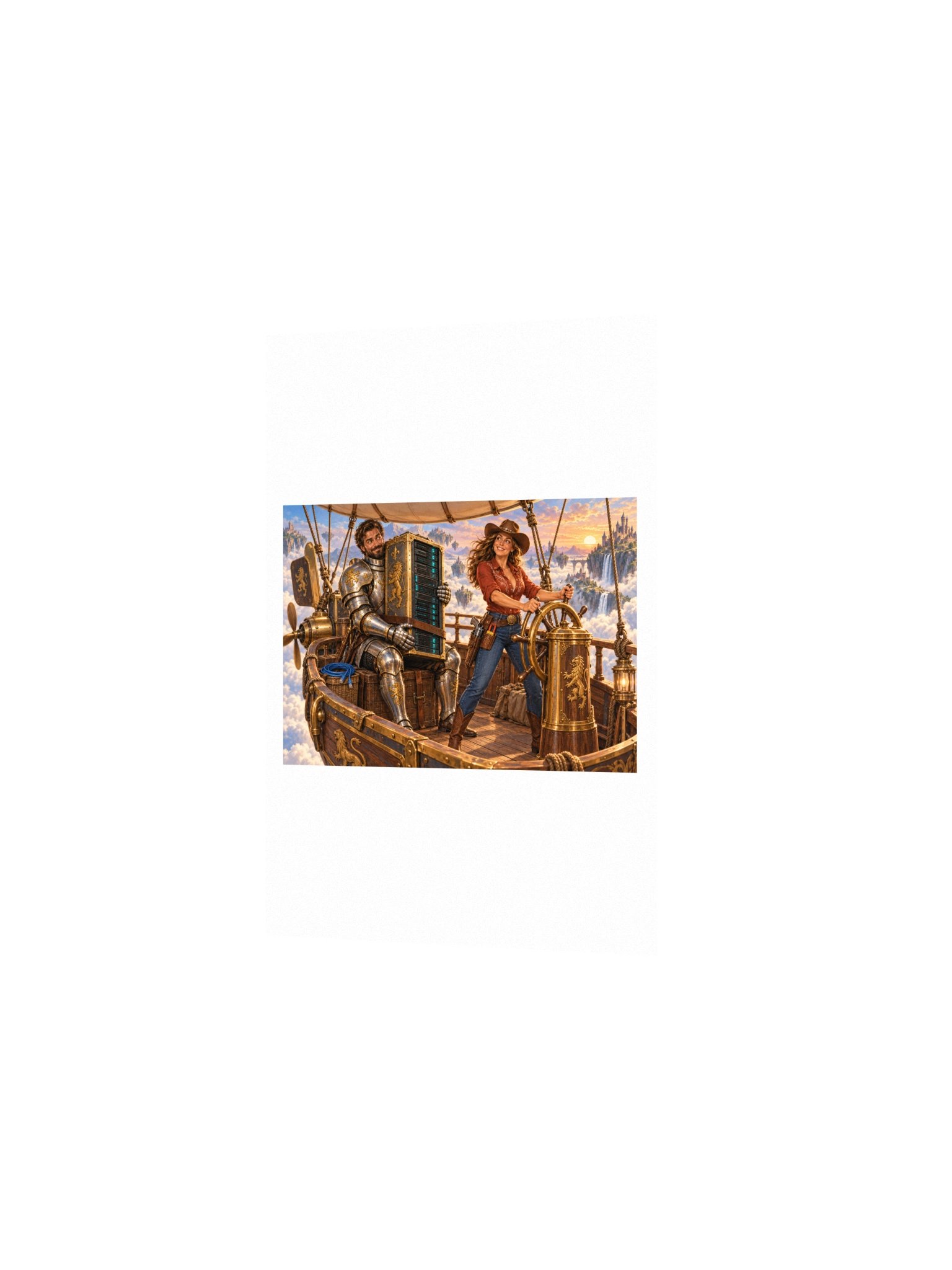 Cloud Storage Small Art Print product image (2)