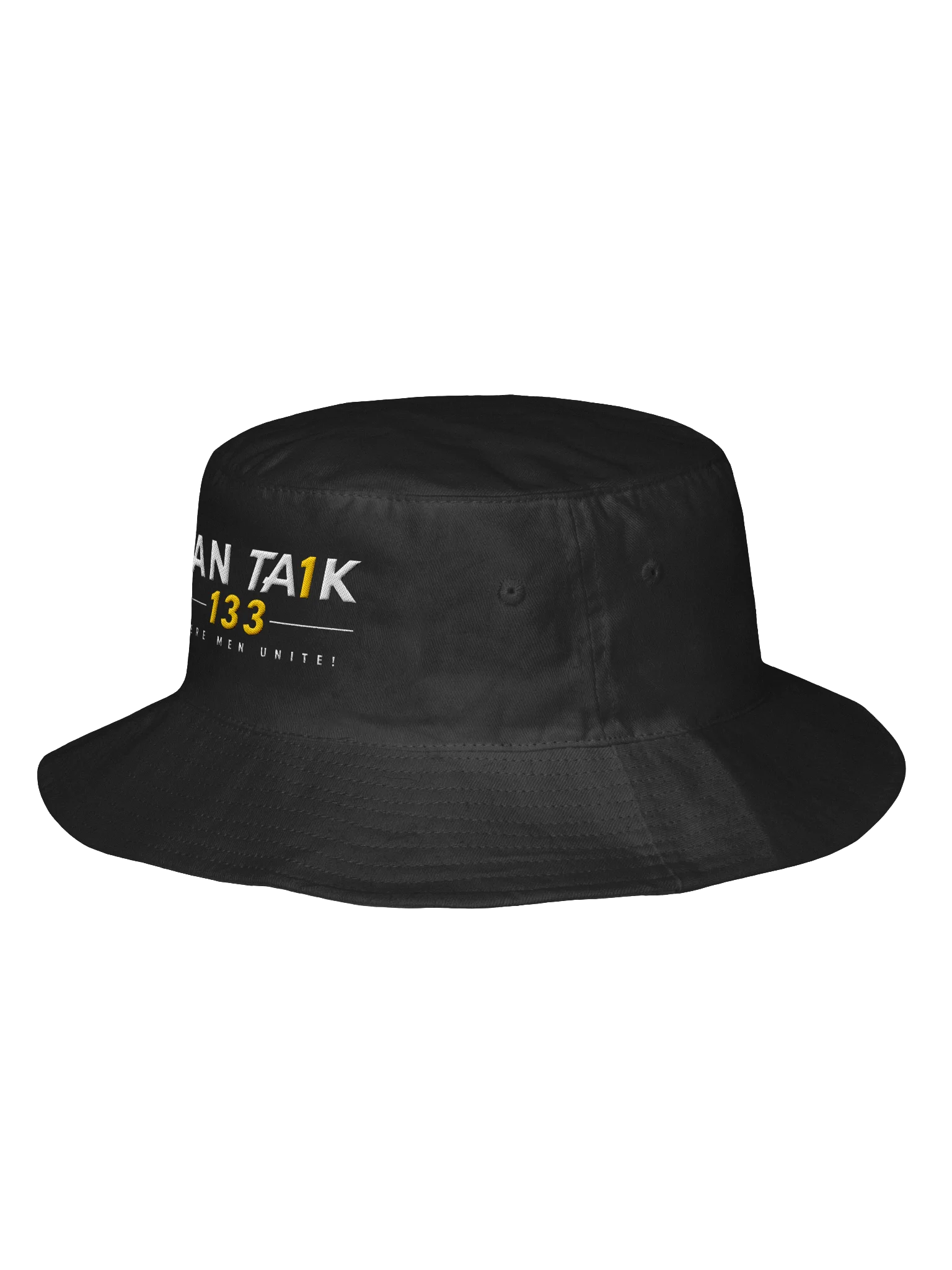 Wear the Movement: Man Ta1k 133 “Where Men Unite!” Bucket Hat | Inspirational Streetwear product image (5)