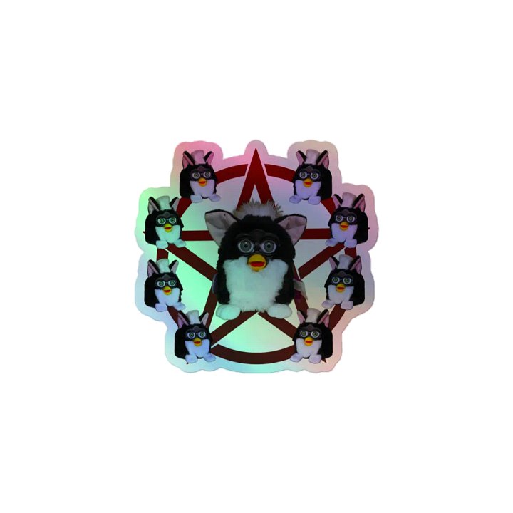 Holographic Cow Liver Summon Sticker product image (1)
